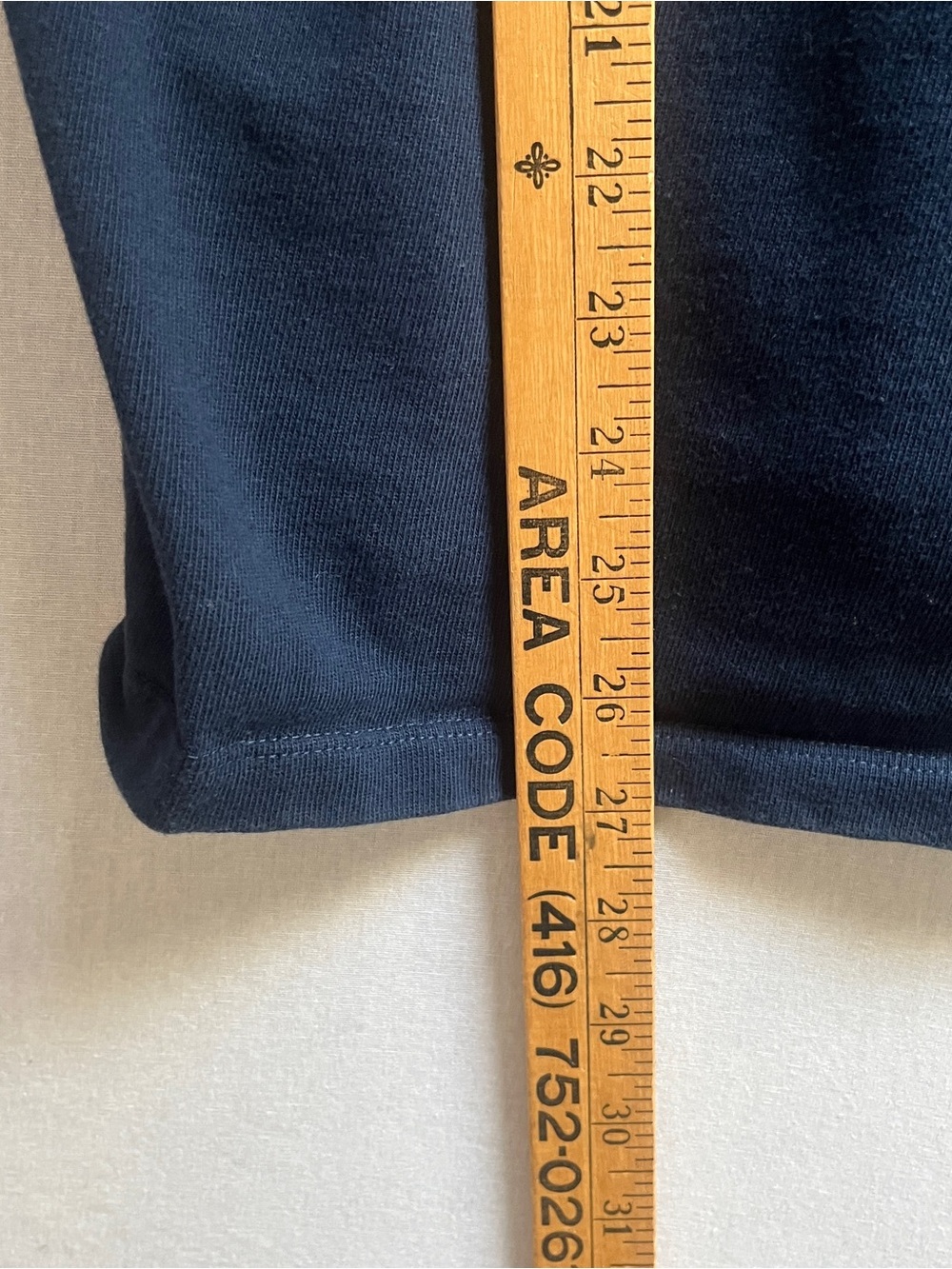 Le31 Par Simons Organic Cotton Navy Striped Rugby Shirt Corduroy Collar M - Picture 3 of 7